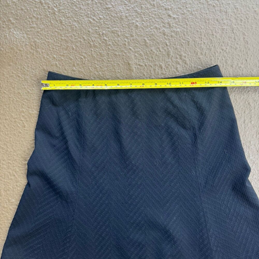 Emporio Armani A-Line Skirt Black Classic Business Mini Women’s Size 6 - Picture 4 of 8